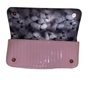 patent Leather clutch by Ted Baker